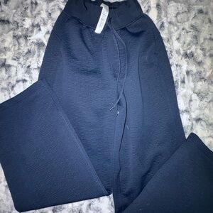 lululemon athletica Navy Textured Drawstring Pants